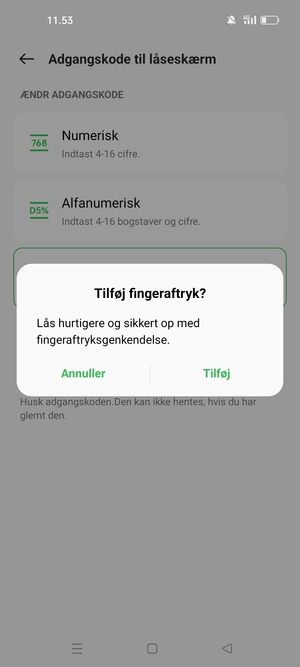 Vælg din foretrukne mulighed