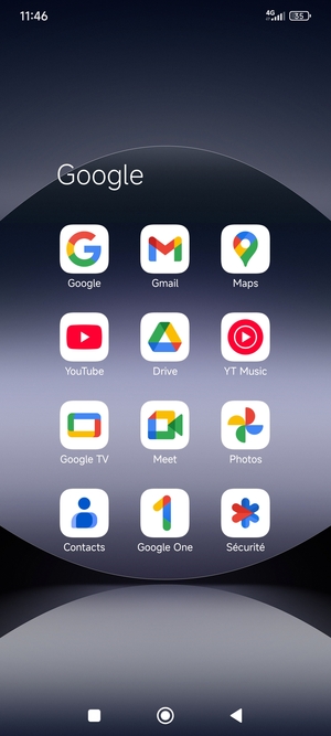 Sélectionnez Gmail