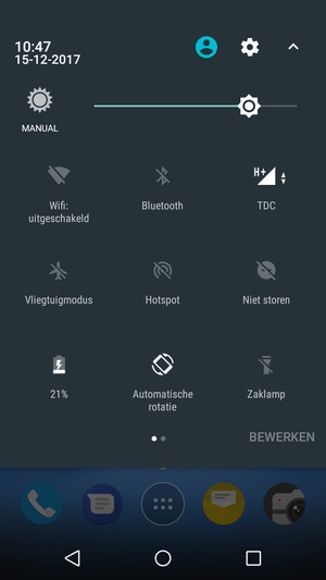 Selecteer AUTO