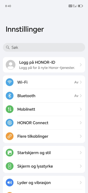 Velg Mobilnett