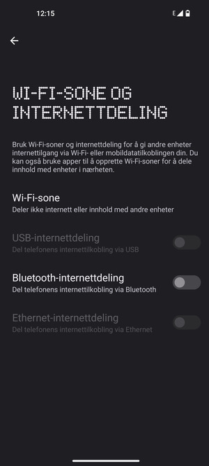 Velg Wi-Fi-sone