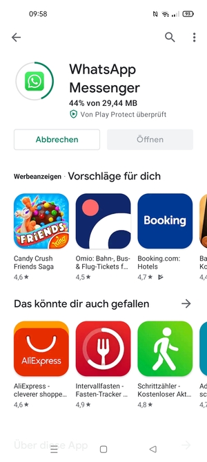 Warten Sie, bis der Installationsprozess  beendet ist