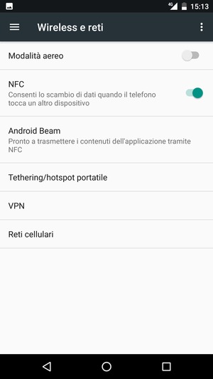 Seleziona Reti cellulari