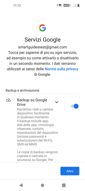 Seleziona Altro