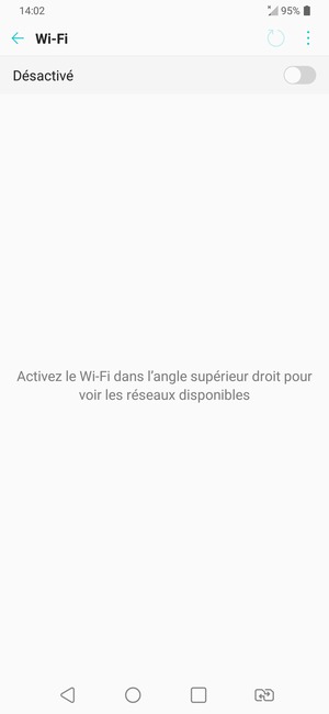 Activer le Wi-Fi