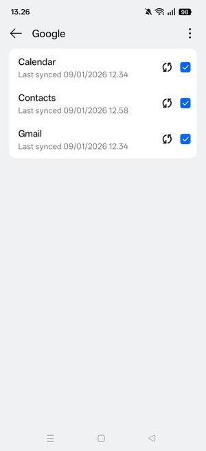 Select the Menu button