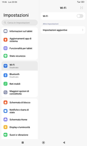 Seleziona Reti mobile
