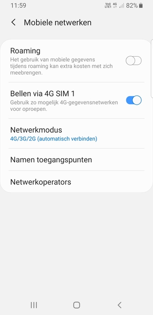 Selecteer Namen toegangspunten