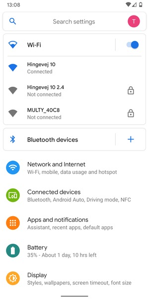 You are now connected to the Wi-Fi network