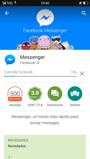 Espere a que el proceso de instalación finalice