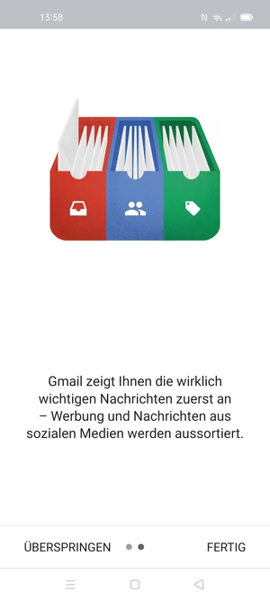 Wählen Sie FERTIG