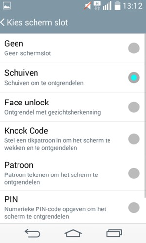 Selecteer Patroon