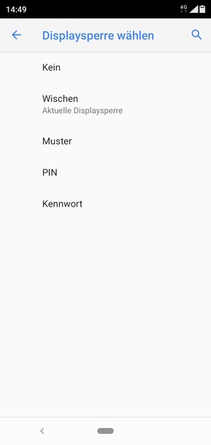 Wählen Sie Muster