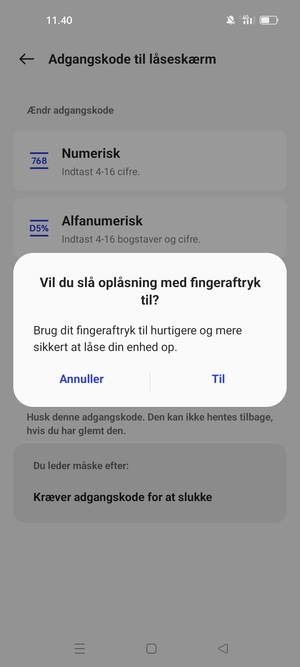 Vælg din foretrukne mulighed