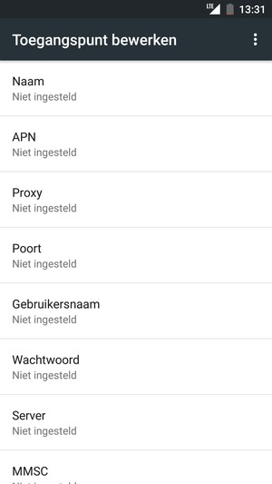 Voer mms-gegevens in