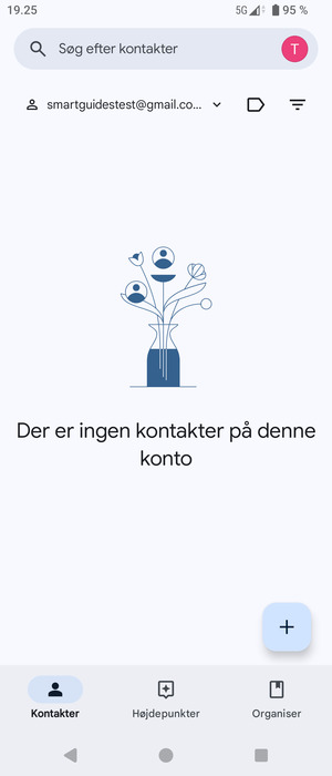 Vælg Organiser