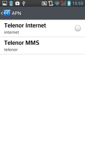 El teléfono se reiniciará con la configuración predeterminada de Internet y MMS