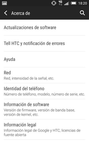 Seleccione Actualizaciones de software
