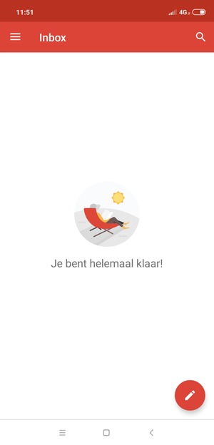 Uw Gmail is klaar voor gebruik