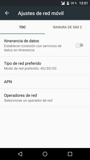 Seleccione Public y Tipo de red preferido