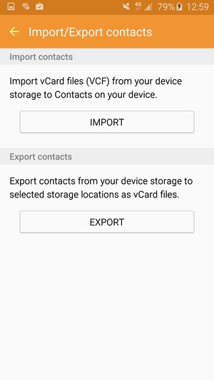 Select IMPORT