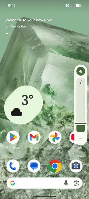 To change the sound profile, select Sound