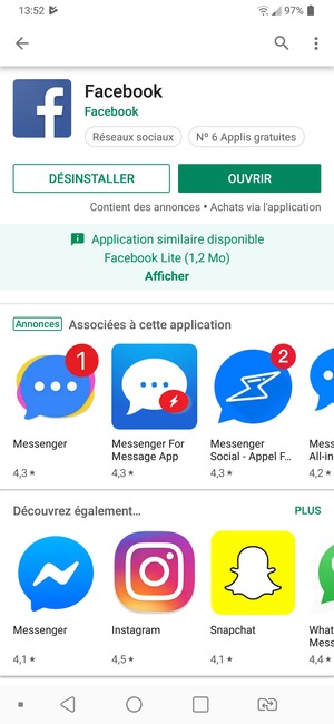 Sélectionnez OUVRIR