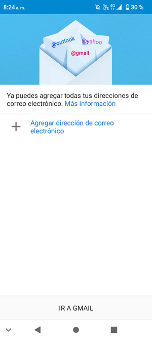 Seleccione Agregar dirección de correo electrónico