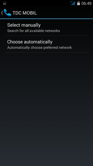 Select Select manually