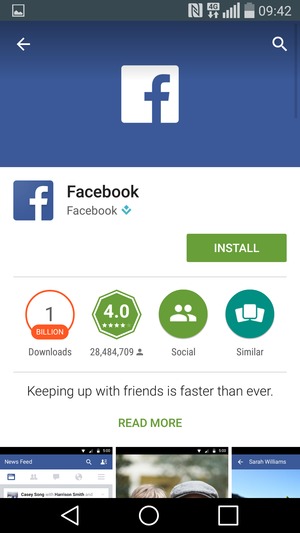 Select INSTALL