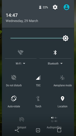 Turn off Bluetooth
