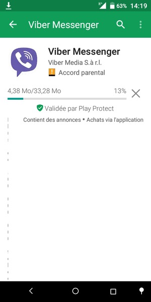 Veuillez attendre la fin de la procédure d'installation