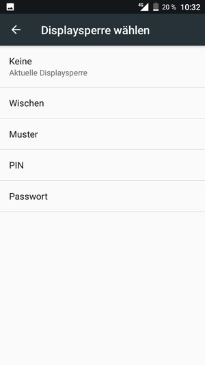 Wählen Sie Muster