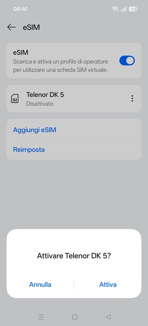 Seleziona Attiva