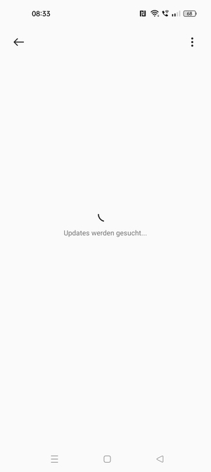 Warten Sie, bis die Suche abgeschlossen ist
