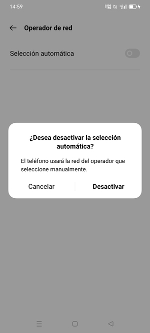 Seleccione Desactivar