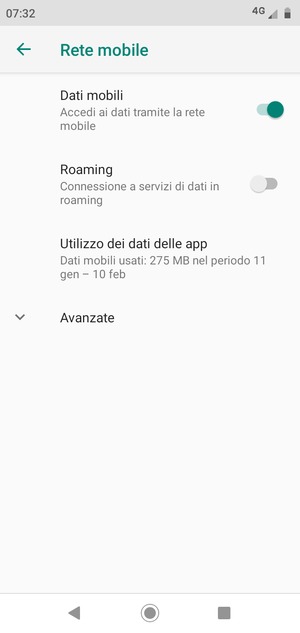 Seleziona Avanzate