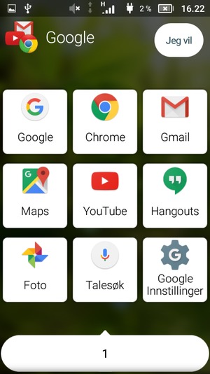 Velg Gmail