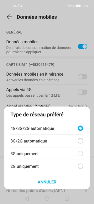 Sélectionnez votre option préférée