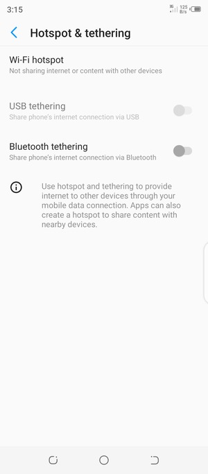 Select Wi-Fi hotspot