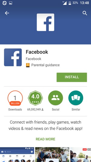 Select INSTALL