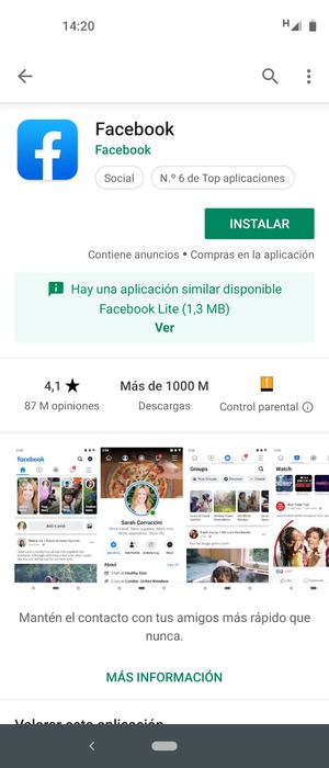 Seleccione INSTALAR