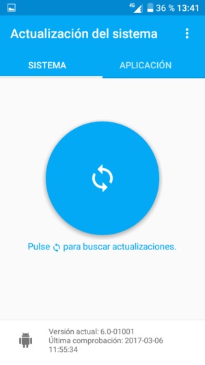 Seleccione Buscar actualizaciones