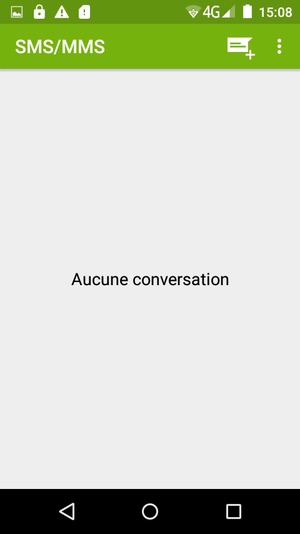 Sélectionnez le bouton du Menu