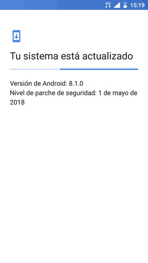 Espere a que la búsqueda termine