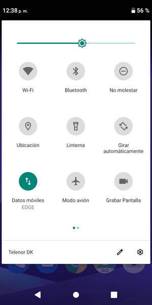 Seleccione el botón Ajustes