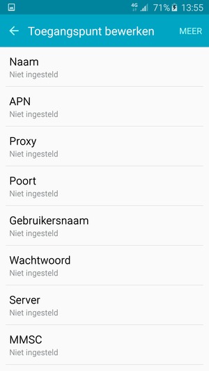 Voer mms-gegevens in