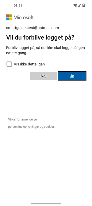Vælg dine foretrukne mulighed