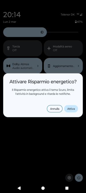 Seleziona Attiva