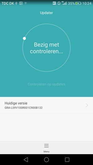 Wacht tot de zoekopdracht beëindigd is